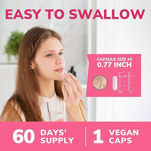 Miniatura 5 de Probióticos para mujer 100 mil millones de UFC, 15 cepas, con prebióticos, arándanos, vitamina B6 y VC, salud intestinal, vaginal y estado de ánimo,