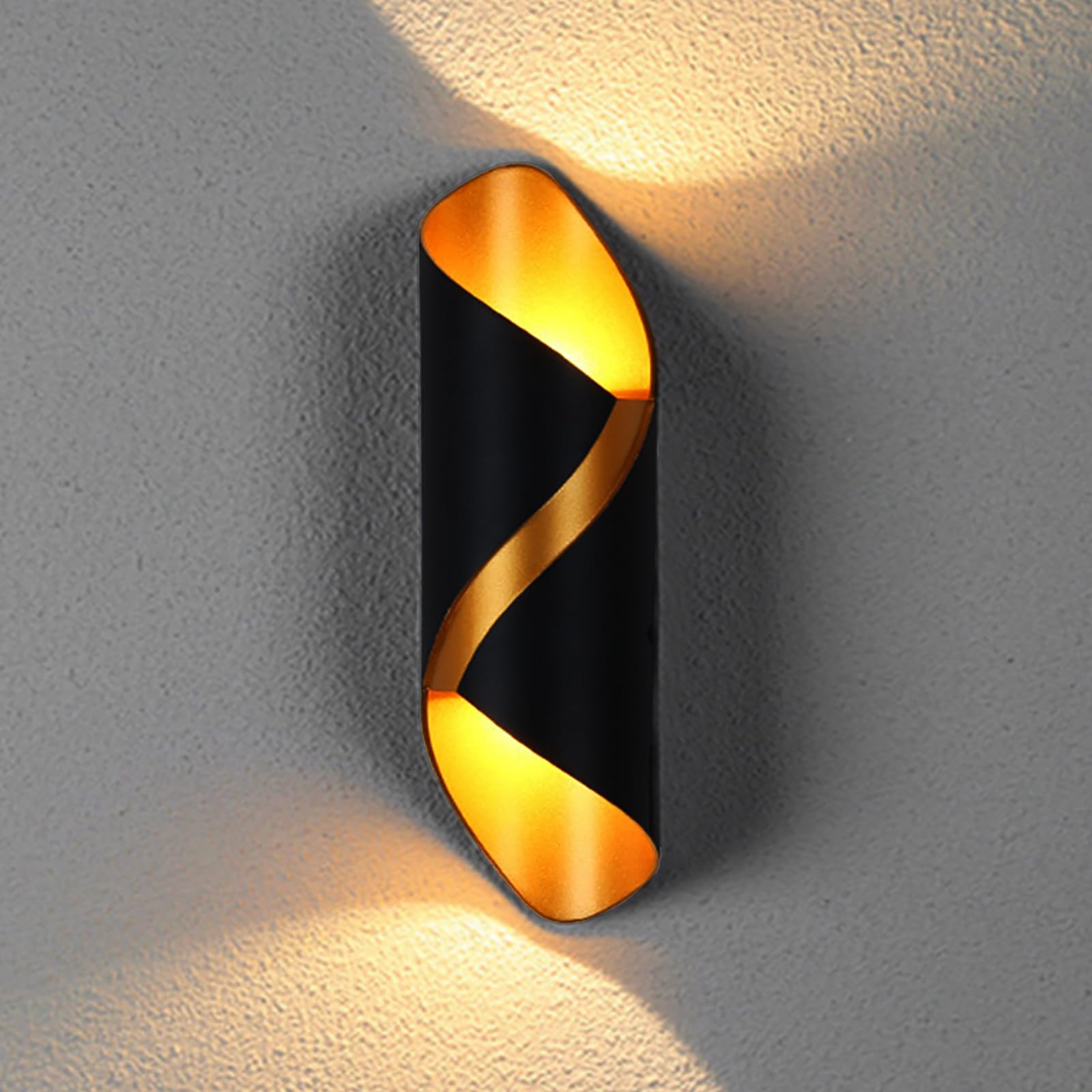 Chrasy 10W LED Wall Sconce, Waterproof IP65 Rated Indoor Outdoor Wall Lamp
