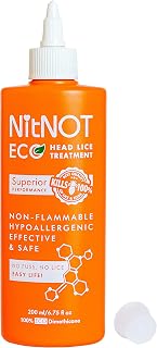 NitNOT - NitNOT Headlice Treatment As Seen On Dragons Den100% Effective Kills All Head Lice & Eggs. Premium Nit Treatment Lotion (200ml). Lice Treatment for All Hair, for Children and Adults.