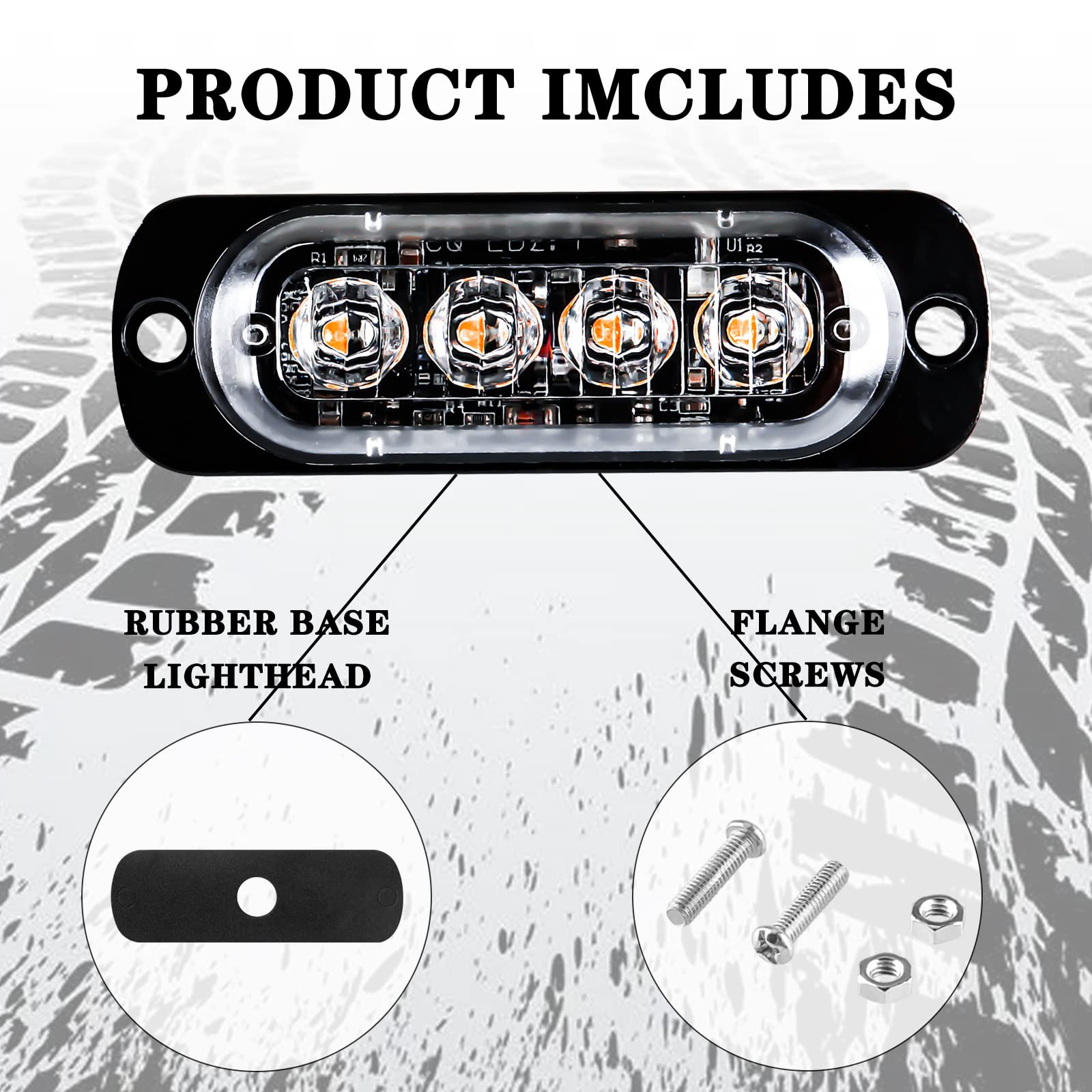 Luci Di Posizione LED Per Rimorchio Greluma - 4 Pezzi Impermeabili 12V-24V Per Camper E Furgoni - Foto 4