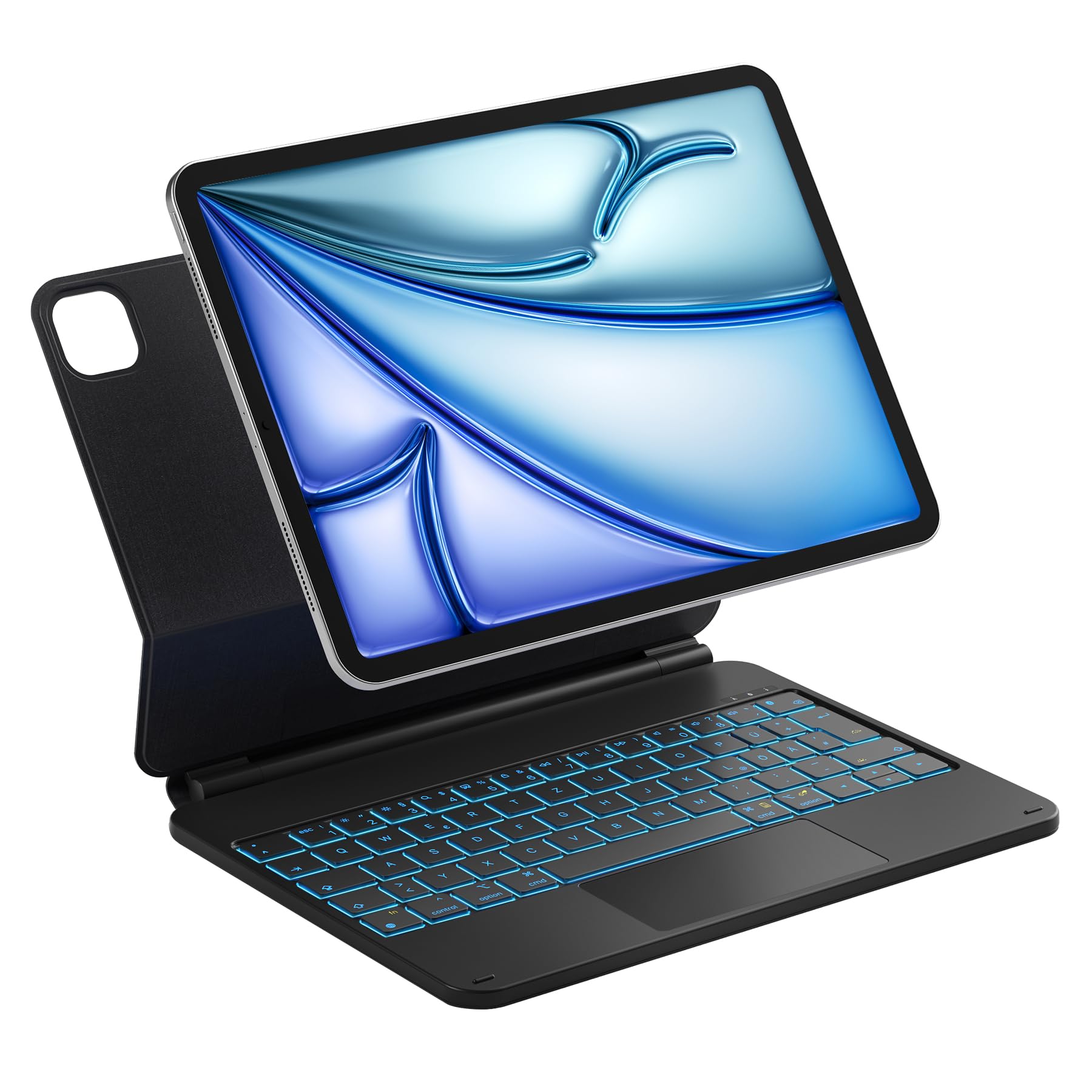 Inateck IPad Pro 11 2024 Hülle Mit Tastatur - Abnehmbar Mit Touchpad