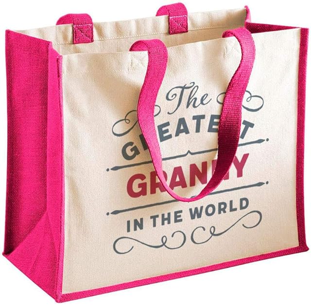 Granny Gift Birthday Bag Personalised Present Fantastic Christmas Xmas Gift Funny Novelty Keepsake (Fuchsia)