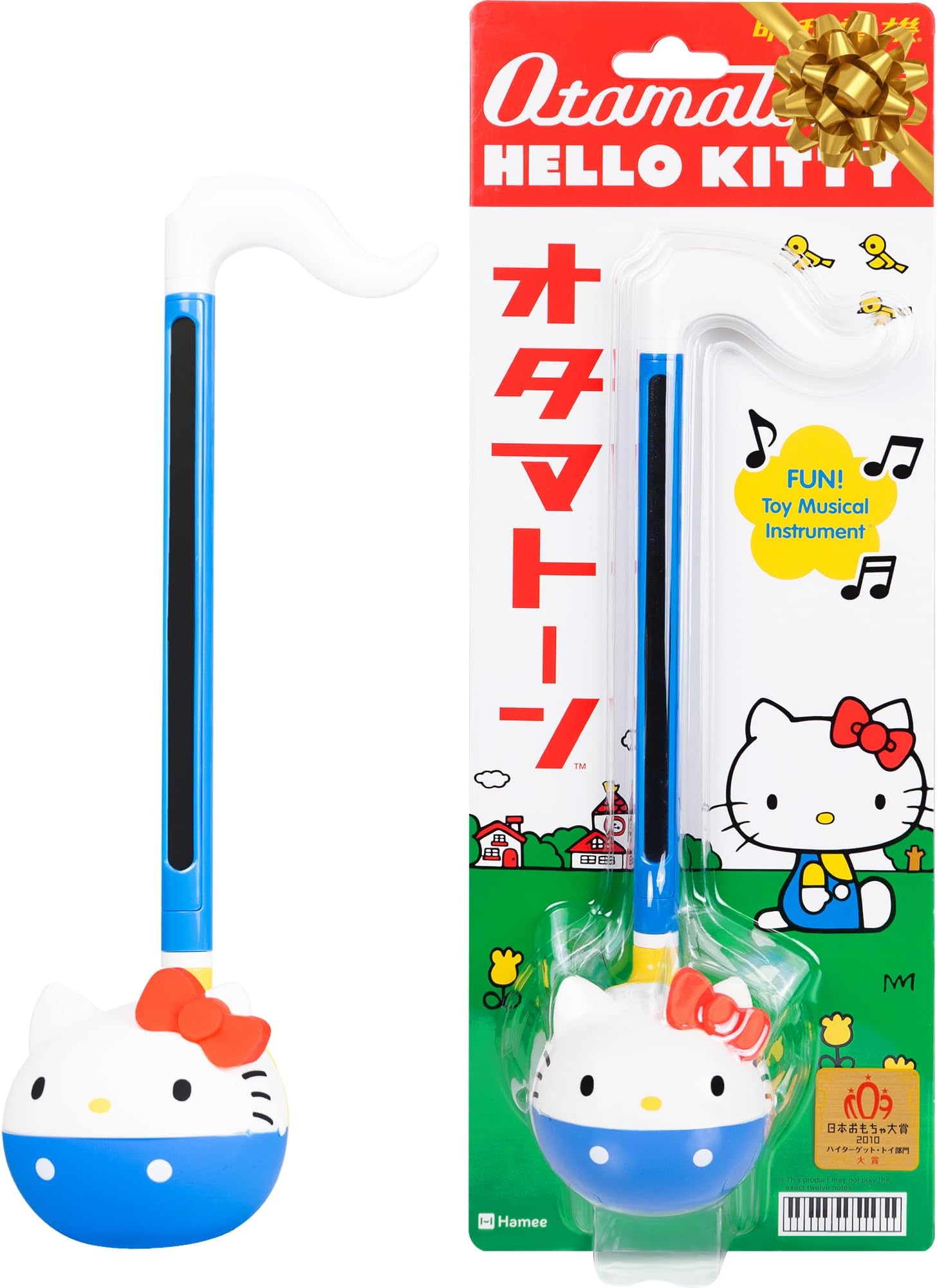 Classic Hello Kitty [Officially Licensed Sanrio] Japanese Character Electronic Musical Instrument Portable Synthesizer from Japan Maywa Denki for Children Kids and Adults Gift