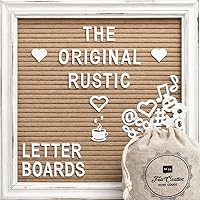 Vista 13 de Letrero de fieltro morado para el regreso a clases con marco blanco de madera rústica, letrero de tablero de letras de granja con soporte, mensaje