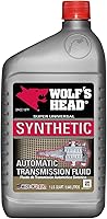 Vista 2 de Wolf's Head Líquido de transmisión automática sintético súper universal (836-92866-56) Botella de 1 cuarto de galón, paquete de 12 Fabricado