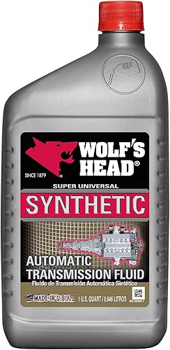 Miniatura 2 de Wolf's Head Líquido de transmisión automática sintético súper universal (836-92866-56) Botella de 1 cuarto de galón, paquete de 12 | Fabricado en