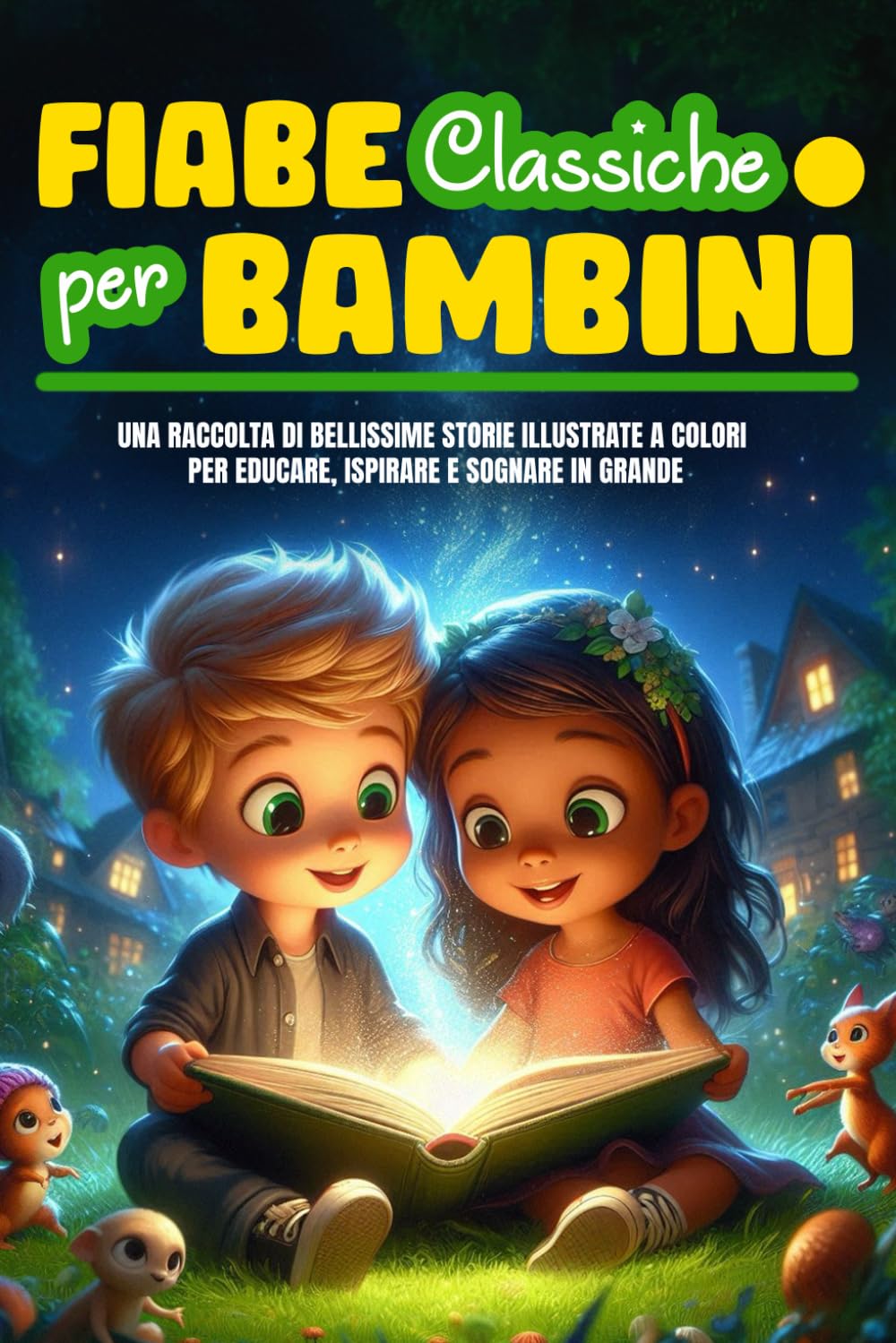 Fiabe Classiche per Bambini: Una Raccolta di Bellissime Storie Illustrate a Colori per Educare, Ispirare e Sognare in grande | Libro per Bambini 3-6 Anni (Libri per bambini Glimmerwood Press)