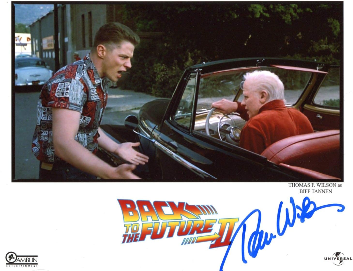 Thomas F. Wilson ACTOR"Biff Tannen - Back to the Future" autograph, signed promo photo