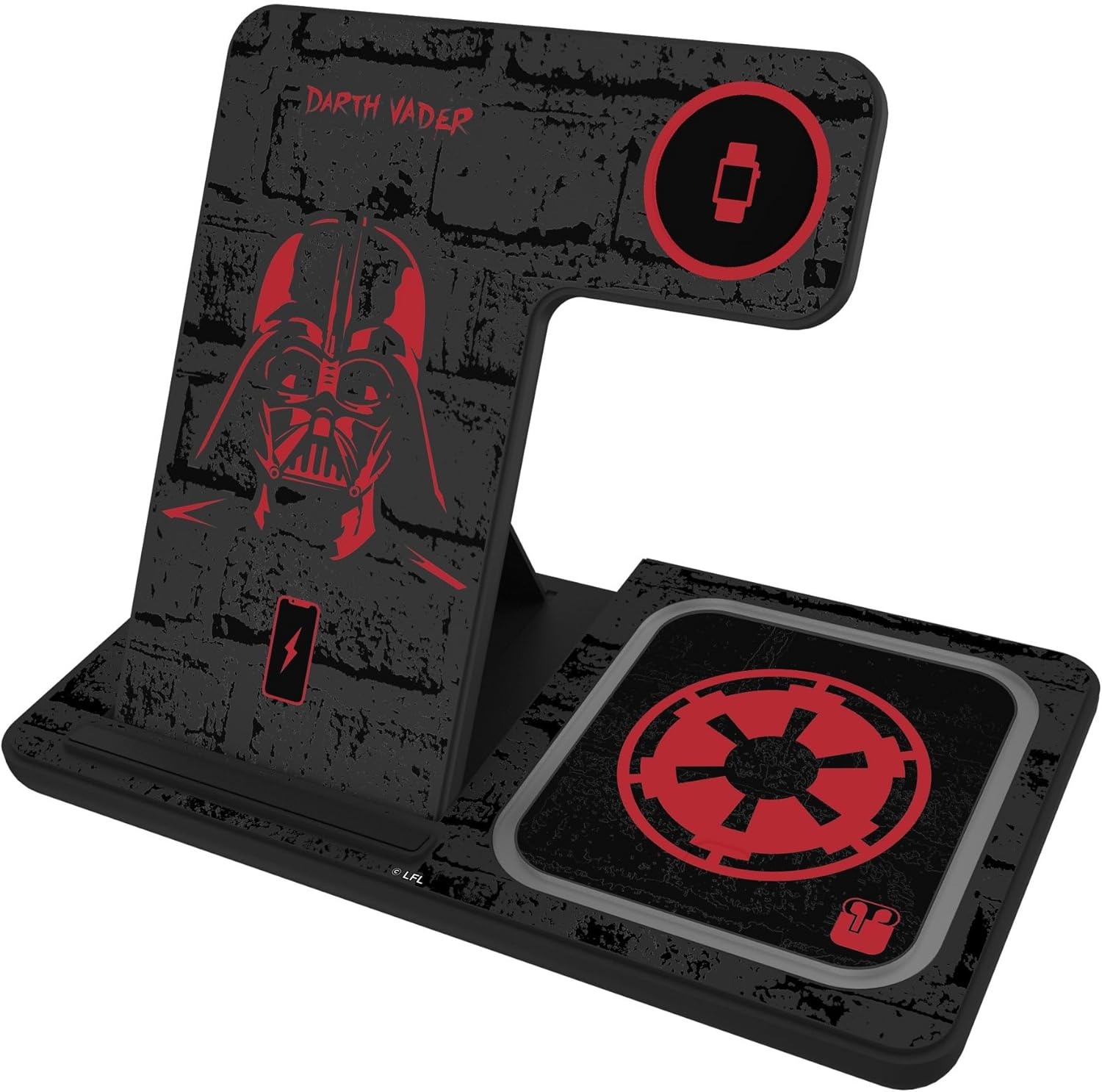 Star Wars Darth Vader Iconic 15-Watt 3 in 1 Charging Station