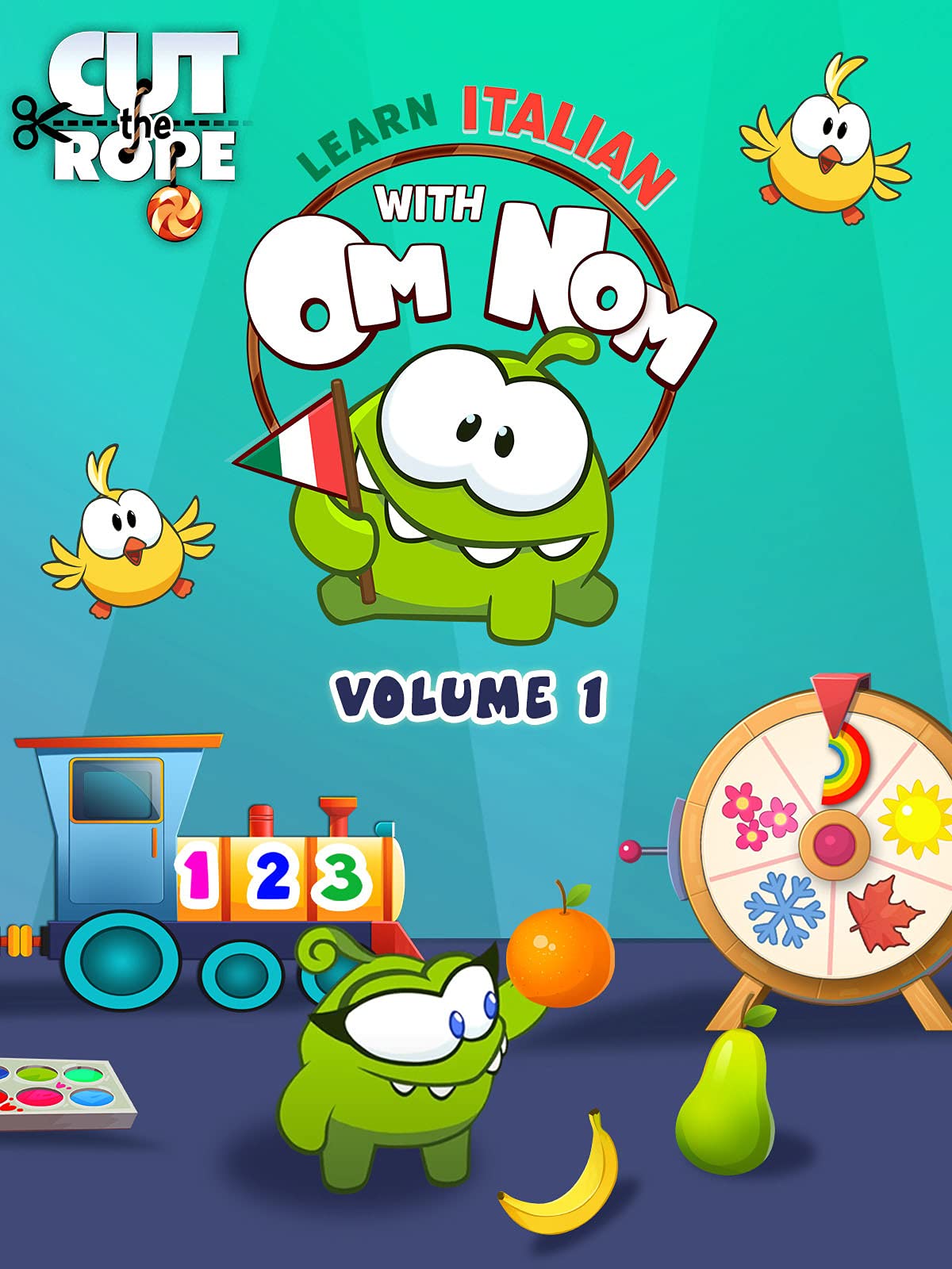 Cut the Rope: Learn Italian with Om Nom (Volume 1)