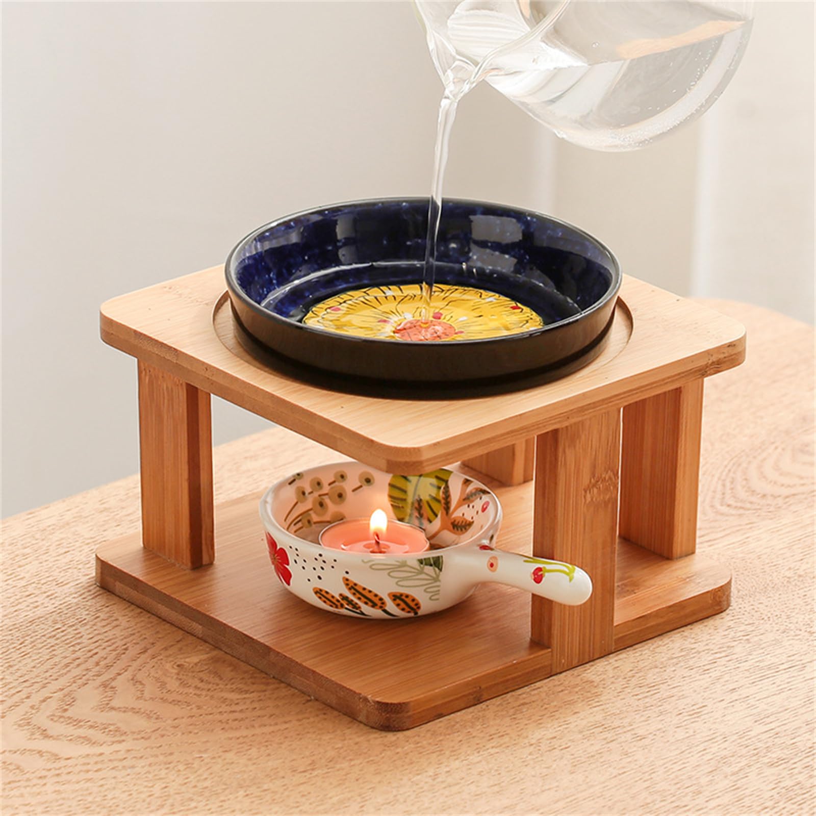 Quemador de aromaterapia, Difusor de aceites Esenciales y fragancias for Estufa. Calentador(Warm Winter)