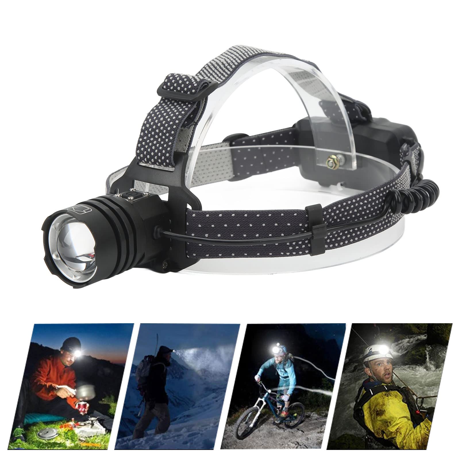 Faro A LED XHP50 Super Luminoso: 25W Di Potenza Per Le Tue Avventure Notturne!