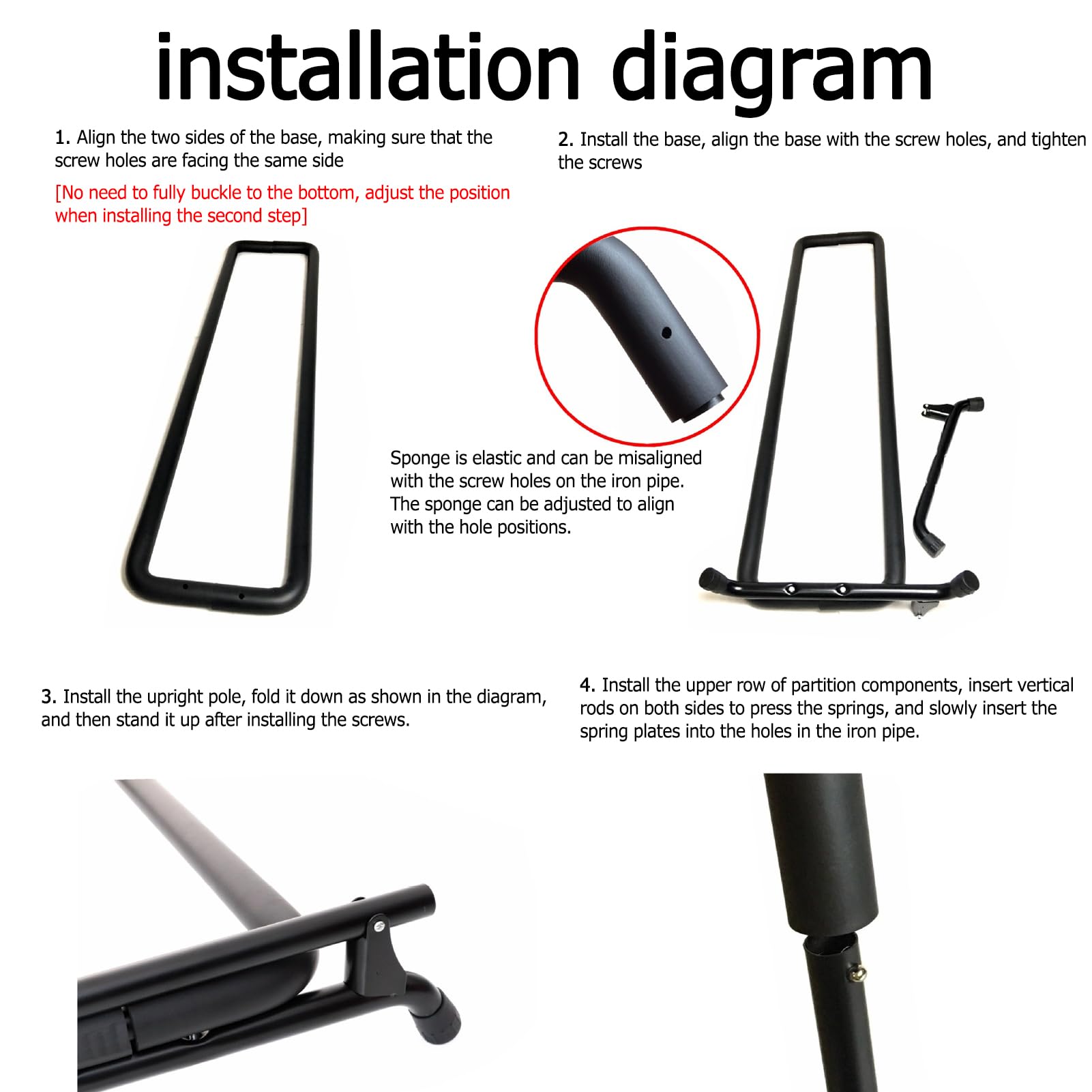Supporto per chitarra, portatile, multi chitarra, design pieghevole, può contenere 5 chitarre, ideale per chitarre acustiche, elettriche e bassi, design salvaspazio