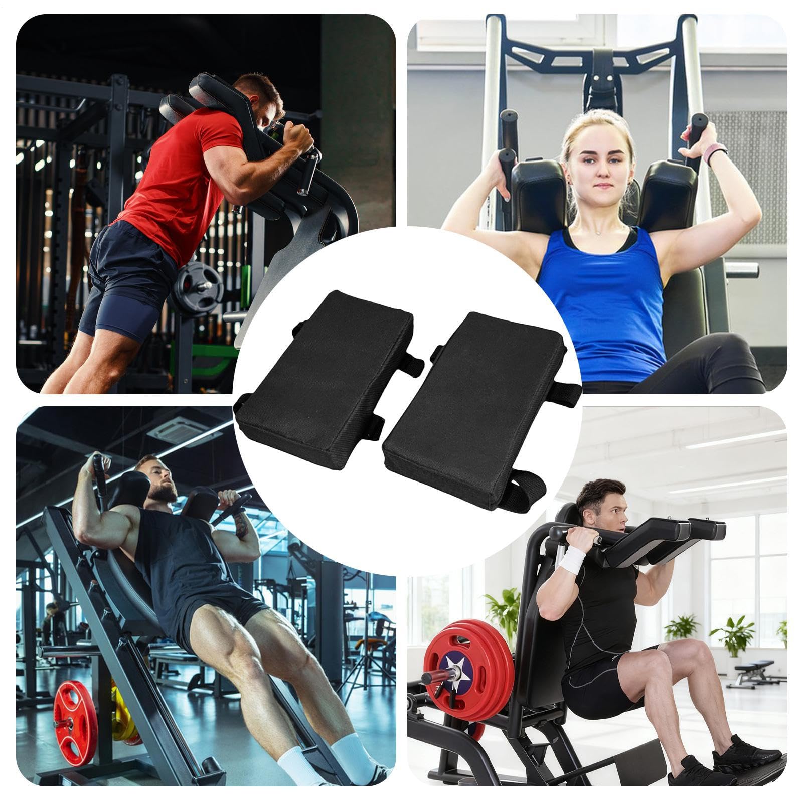 Amazon.co.jp: ハックスクワット ショルダーパッド, 滑り止めサポート