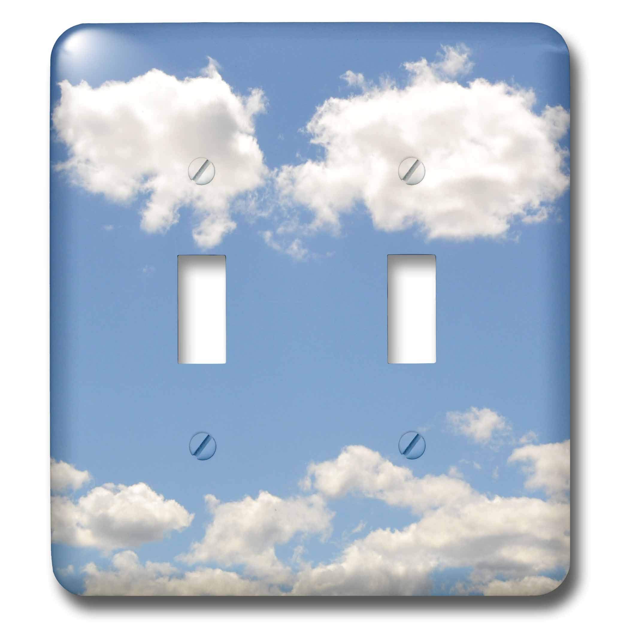 Interrupteur à baïonnette multicolore Clouds and Sky 3dRose
