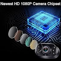Vista 6 de Cámara de Copia de Seguridad con Fácil Instalación Plug-Play: Cámara de Visión Trasera HD 1080P Sin Retraso, Impermeable - Visión Nocturna Clara