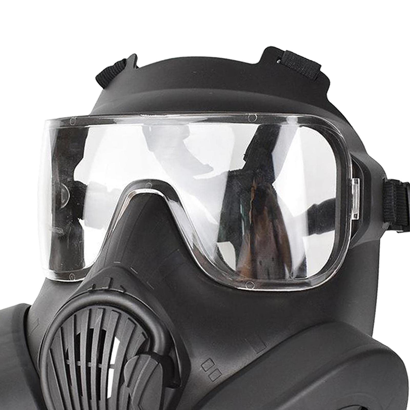 Verstellbare Atemschutzmaske mit Schutzbrille für Cosplay Und Filmkostüme