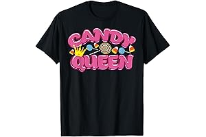 Funny and Sweet "Candy Queen" T-Shirt: A Treat for Lollipop Lovers