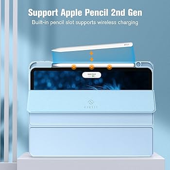 Apple - 【値下げ】iPad pro(カバー・Pencil付き) iPad Pro 12.9ケース Apple Pencil ホルダー 付き裏全透明カバー