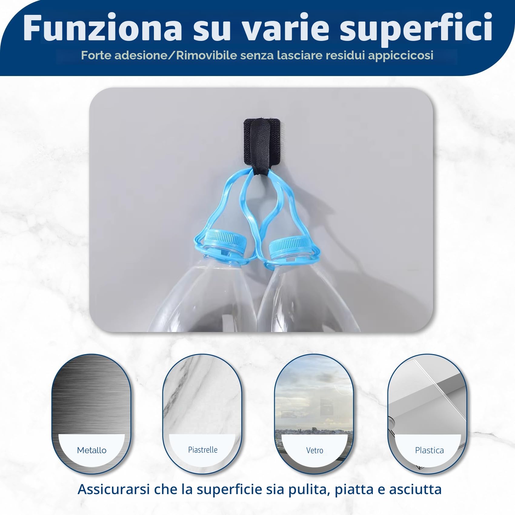 Abnii 50 pezzi per la gestione dei cavi da scrivania, fascette stringicavo autoadesive in velcro, organizer per cavi da scrivania, clip per cavi per TV, catena luminosa, nero, piccolo