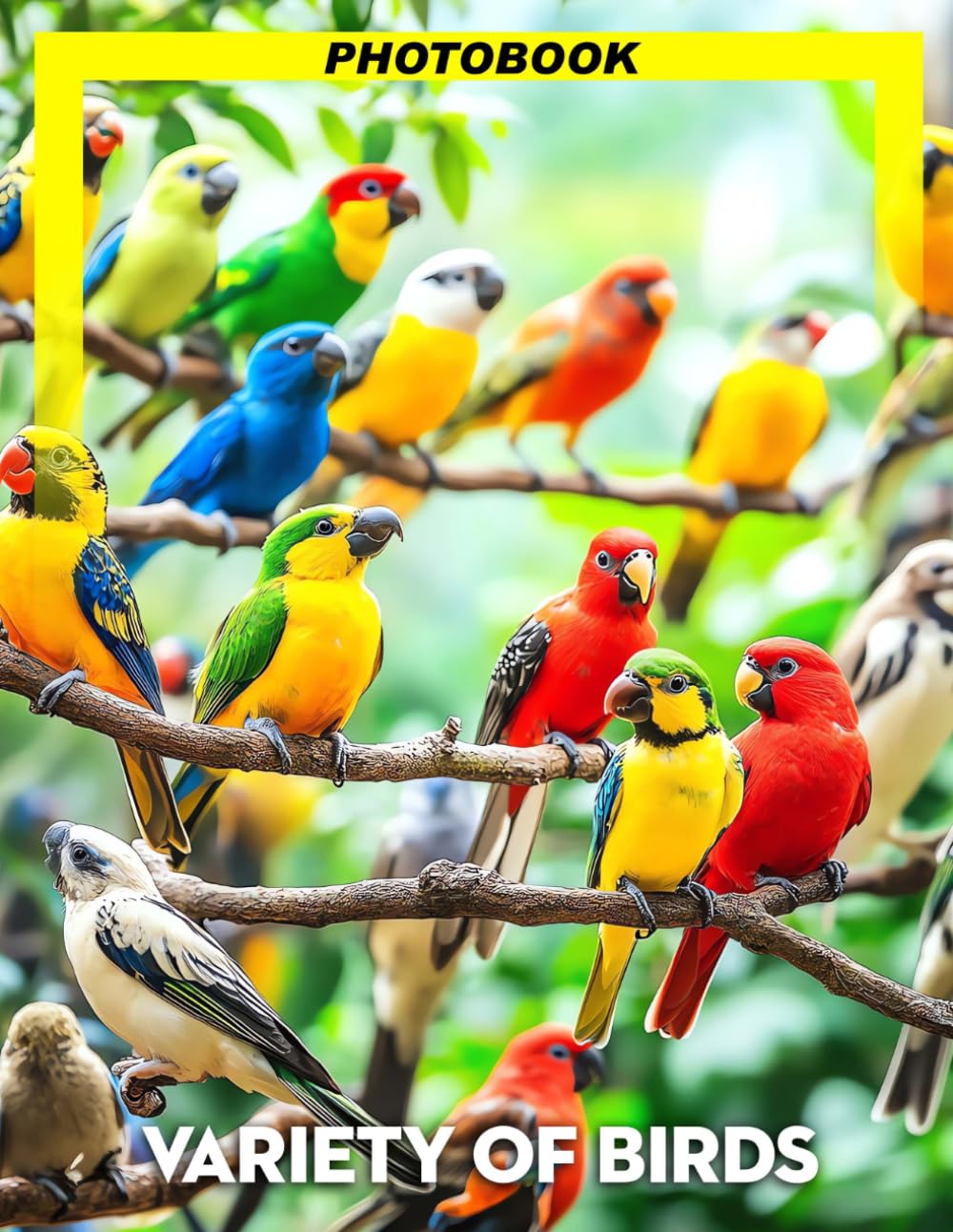Variety Of Birds Photo Book: Colorful Avian Photography Showcasing Various Bird Species In Natural Habitats And Unique Behaviors For Birdwatching Enthusiasts