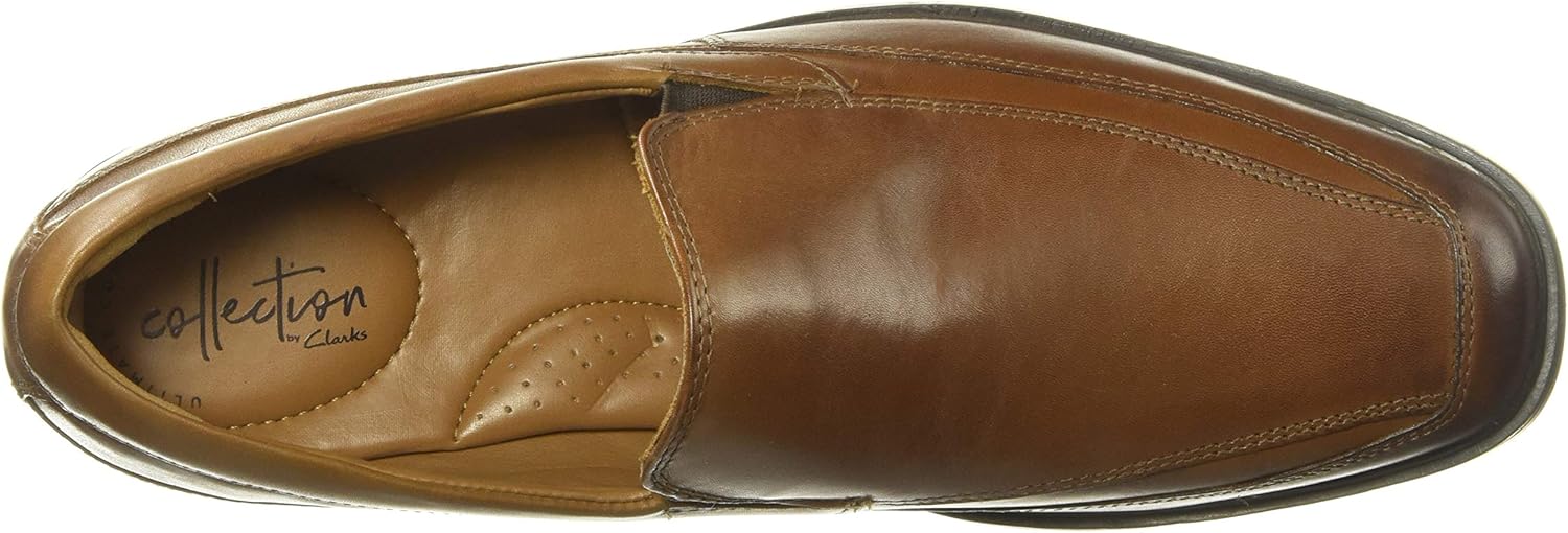 Clarks Men's Loafers 9 Dark Tan
