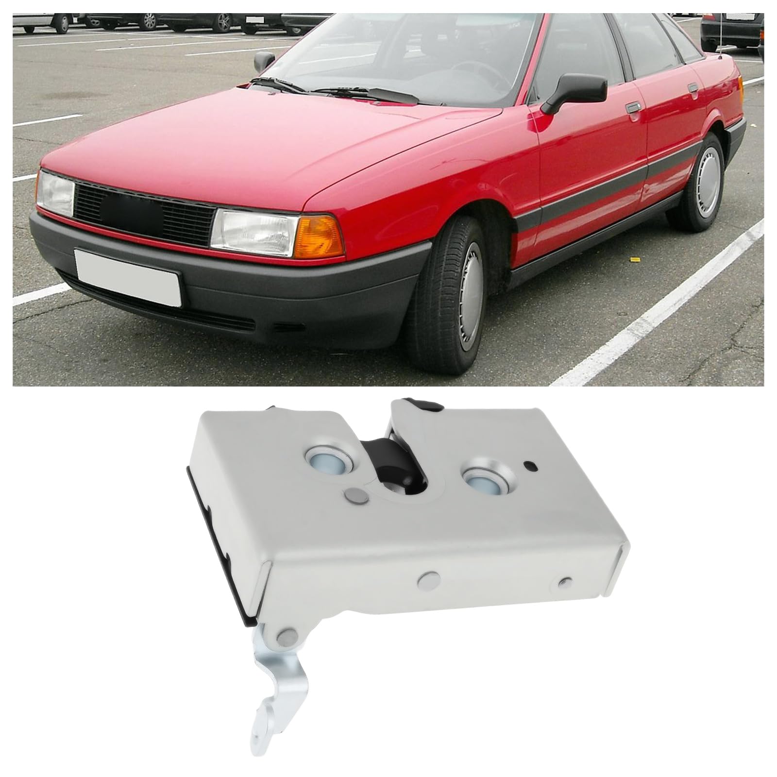 EMSea Actionneur de Serrure de Porte Avant Gauche 8A1837015A Compatible avec Audi 80 B3 (1986-1991) Et B4 (1991-1995)