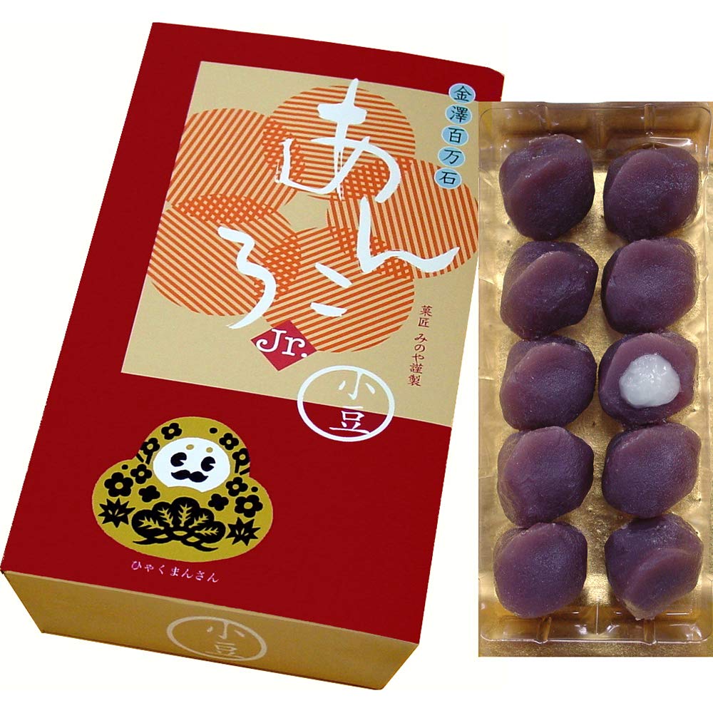 Amazon.co.jp: 菓匠みのや 金沢百万石あんころ (10個入) : 食品・飲料