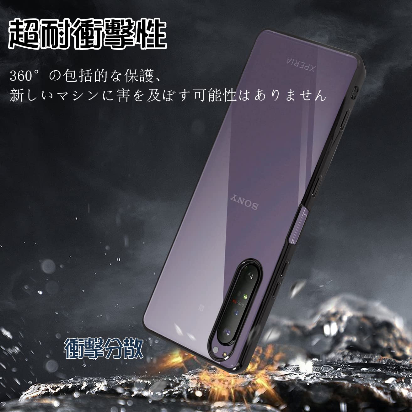 Amazon.co.jp: Xperia 1 iii ケース クリア SO-51B SOG03 エスクペリア