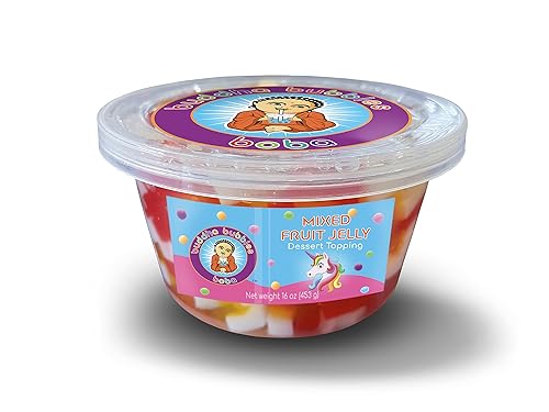 Miniatura 5 de Arco iris - Entorno de postre de gelatina de frutas mixtas de Buddha Bubbles Boba