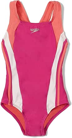 Speedo Girl's Swimsuit One Piece Infinity Splice Thick Strap