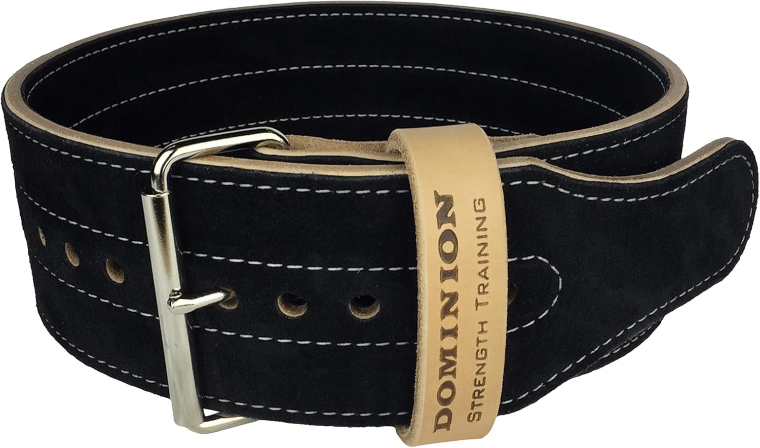 Suede 4-inch Weightlifting Belt - Premium Powerlifting Support with Enhanced Grip Technology