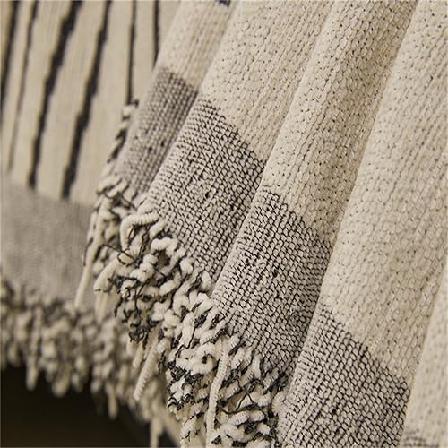 Miniatura 5 de LOHEVANG Fundas de sofá bohemias con forma reversible de felpilla suave, funda moderna para sofá modular, manta con corazón, naranja, 71 pulgadas de