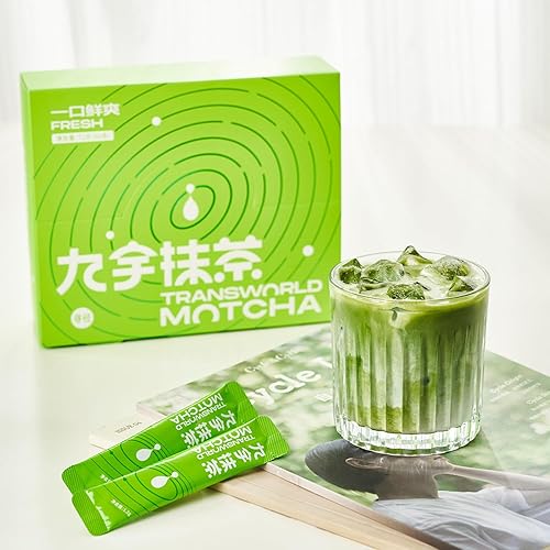 Miniatura 7 de Auténtico té verde matcha ceremonial USDA Orgánico Premium Matcha en polvo para beber y café con leche 100% puro, sin aditivos, 21 barras
