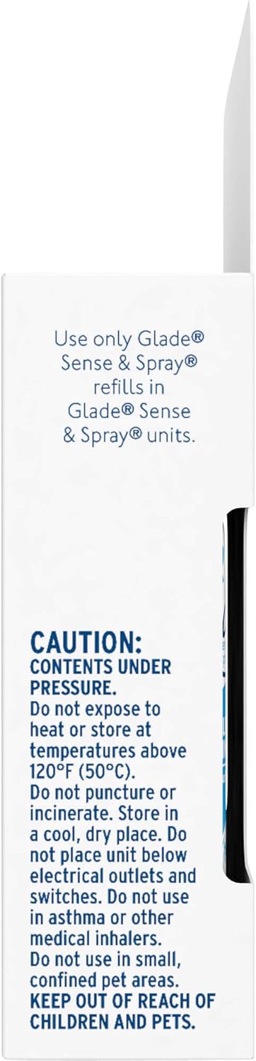 Glade Sense & Spray Clean Linen Refill Twin, 0.86 Oz (Pack of 5)