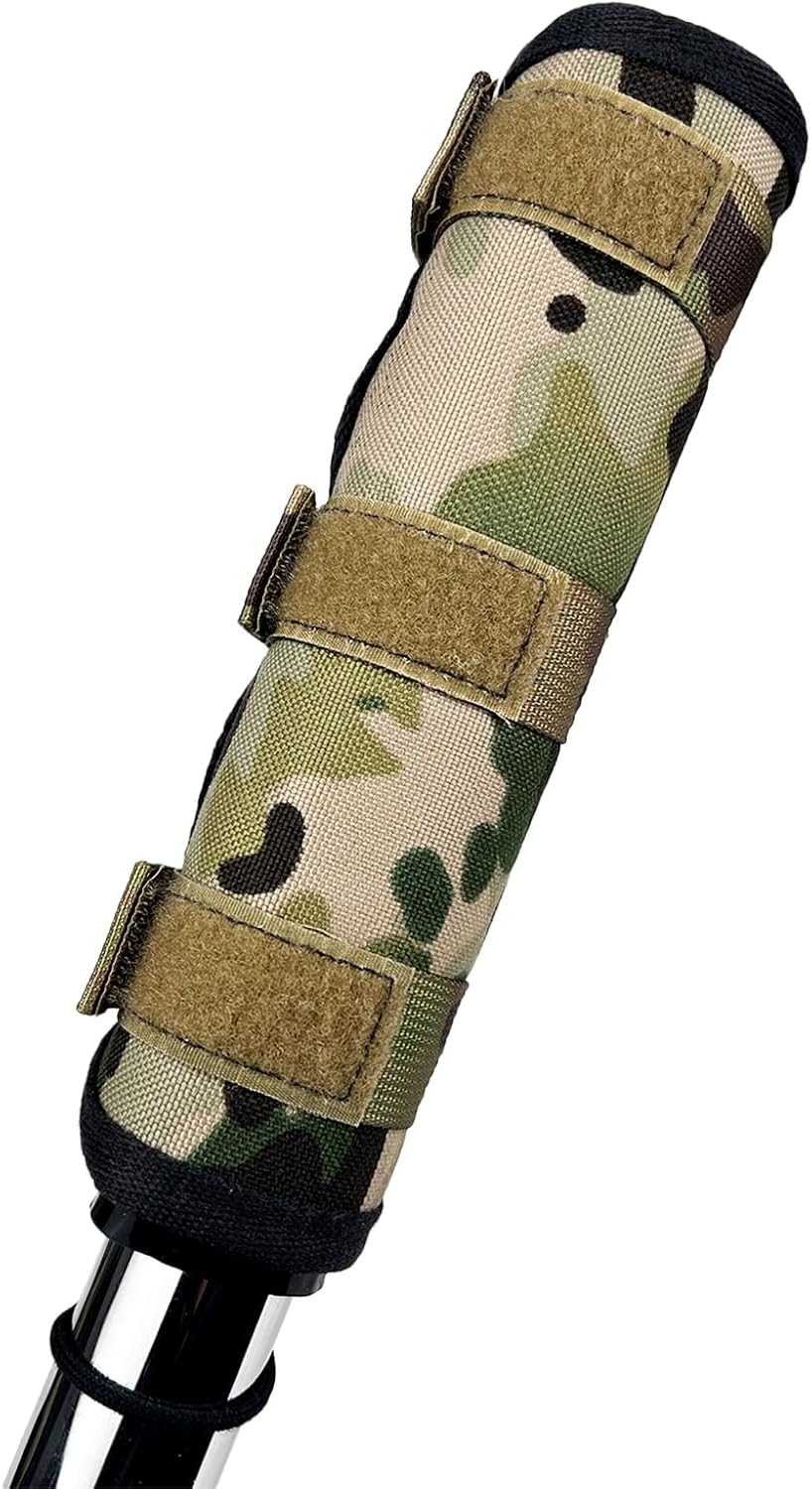 Suppressor Cover (8/10 inch) with Silicone Laminated Microfiber Suppressor Sleeve Burnproof Heat Resistant Wrap for Hunting Rifles