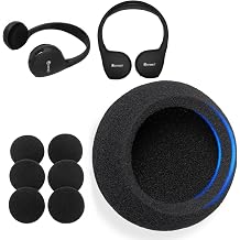 3 Pairs Ear Pads Foam Cover Compatible with Uconnect Dodge Grand Caravan Durango Journey, Chrysler Town & Country Pacifica Pinnacle, Honda Pilot, Jeep Grand Cherokee U-Connect Headphone