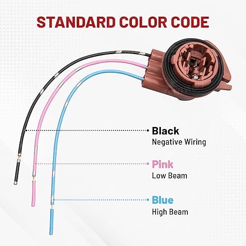 Miniatura 4 de RED WOLF 3157 3156 Adaptador de enchufe de arnés precableado compatible con GM GMC Chevy Buick Cadillac 1997-2007 para estacionamiento/señal/luz de