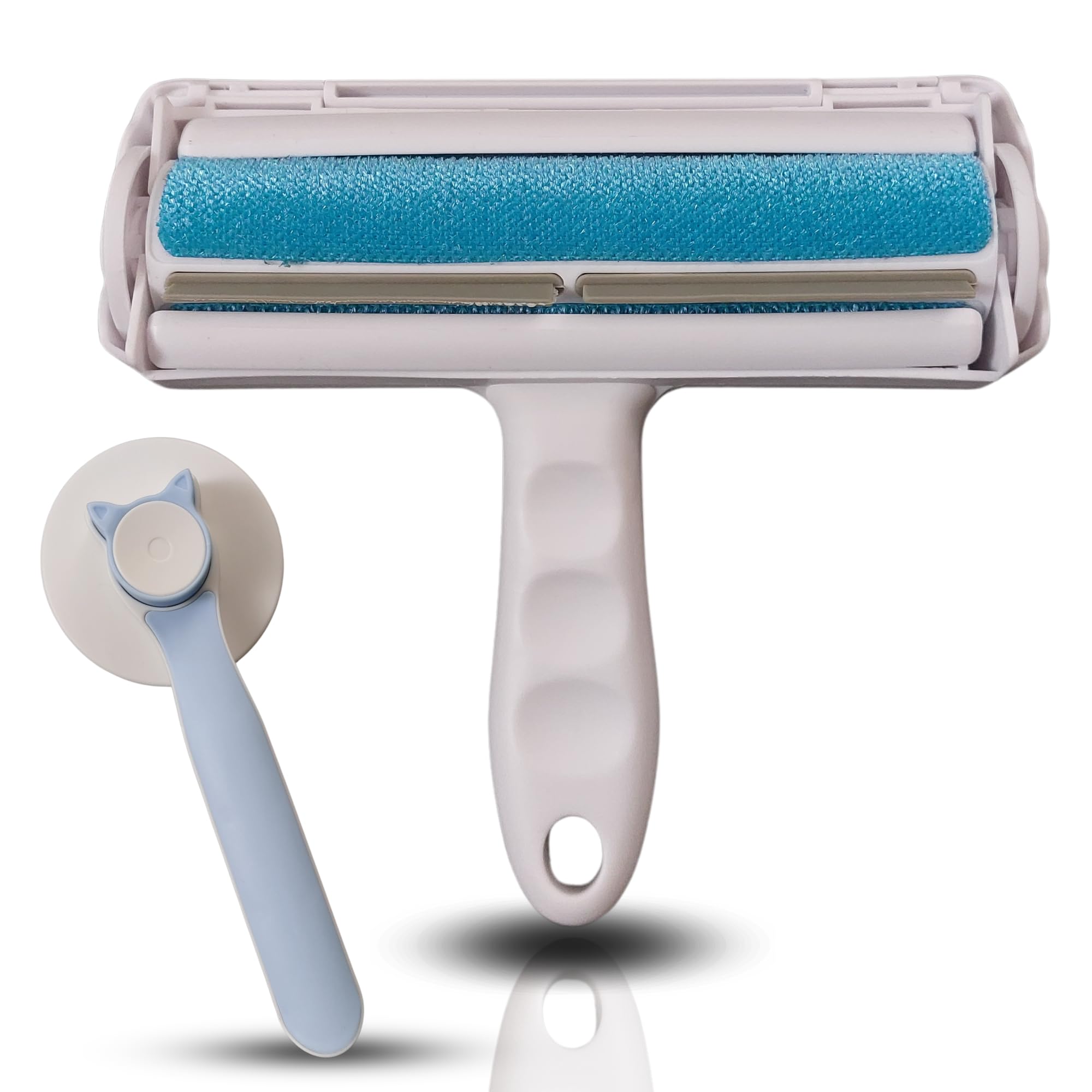 TANNOCA - PACK Cepillo para Gatos y Quita Pelos Mascota, Quita Pelos y Rodillos para Mascotas, Recogedor de Pelo para Mascotas para Sofá, Ropa de Cama, Alfombras, Lavable y Reutilizable.