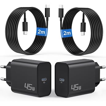 45W Charger USB C Fast Charging Cable for Samsung Galaxy S26 Ultra S25 S24 | Super Fast Charger, USBC Fast Charger, GaN PPS P