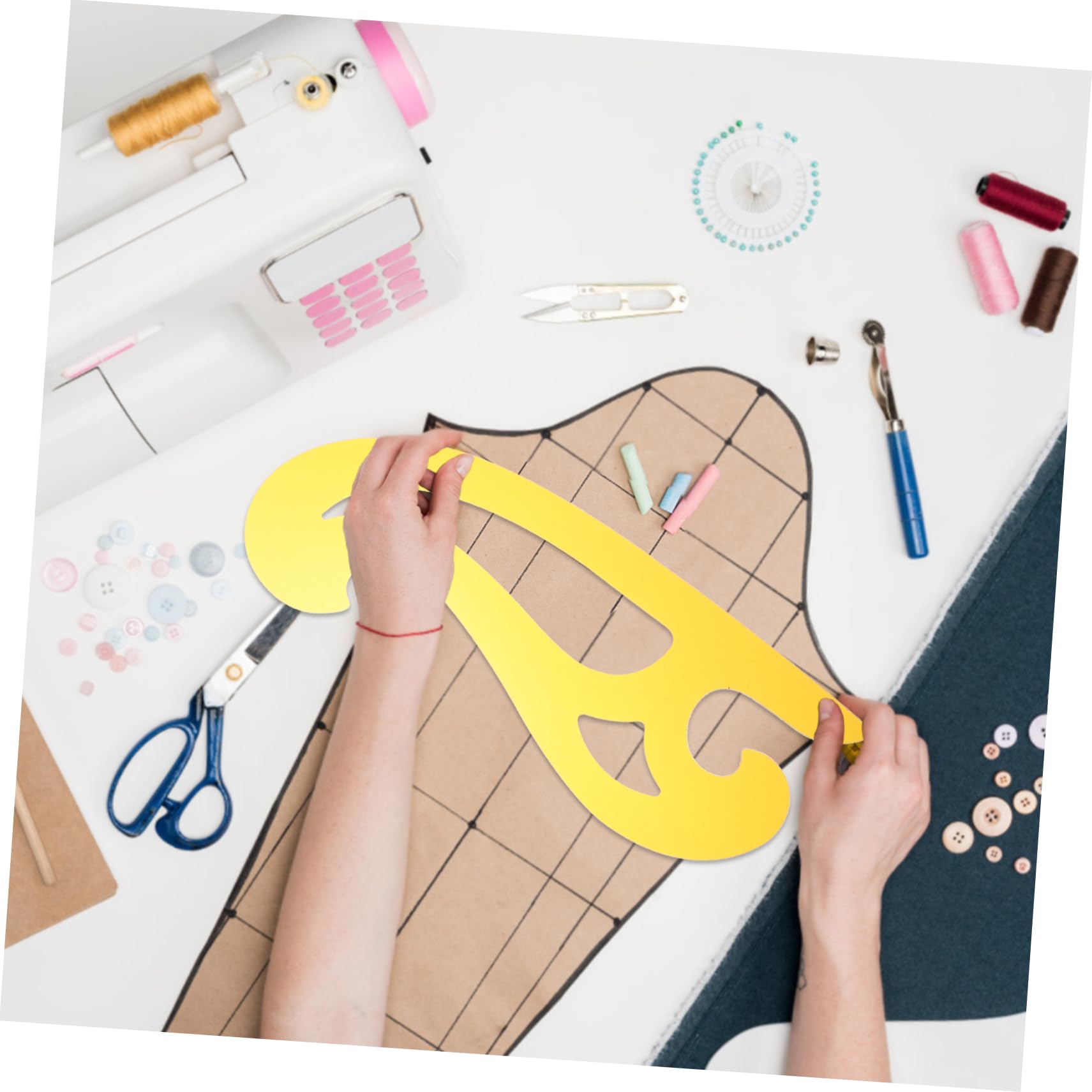 ARTIBETTER 3Pcs French Curve Ruler Set Flexible Template Rulers for Fashion Design Crafting and Sewing Lightweight with Smooth Edges for Geometric Drawings and Accurate