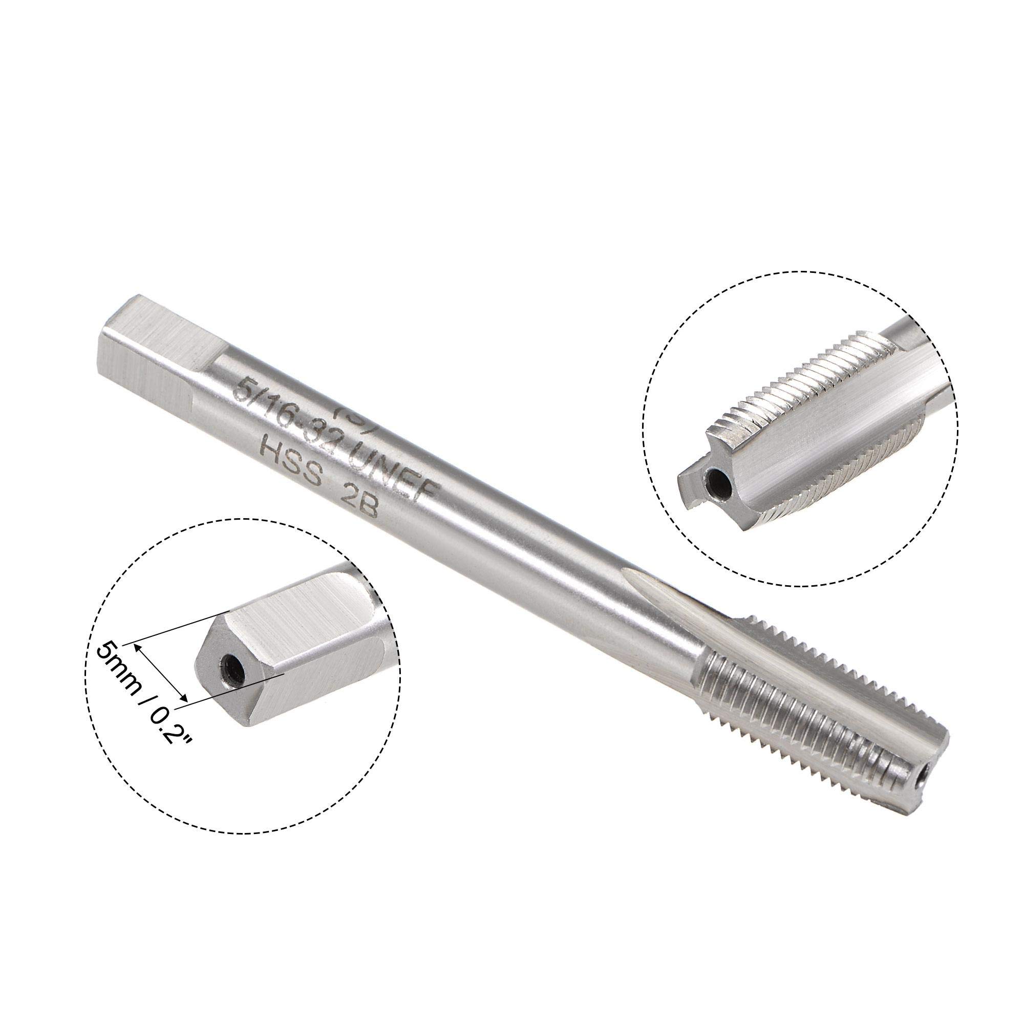 HSS Tap And Die Set UNEF UNS Thread Sizes 1/4-28 1/2-20 ZEUS UNEF & UNS  Taps And Dies Set – HSS Tooling For Thread Repair & Creation (Multiple  Sizes) 5-1/2 In X