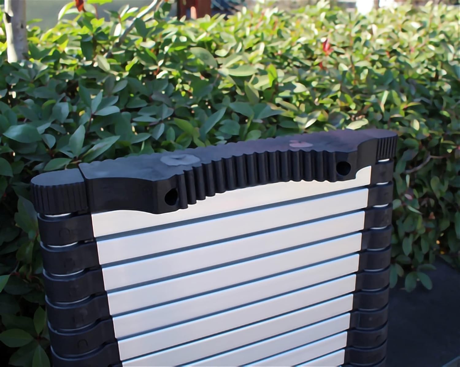 Telescoping Ladder -Tall Telescoping Ladder with Hooks, Portable Extension Collapsible Telescopic Ladder for RV, Loft, Home, Attic, Load 150kg (4.1m)