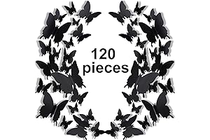 3D Butterfly Wall Decals - Black Beauty for Your Walls