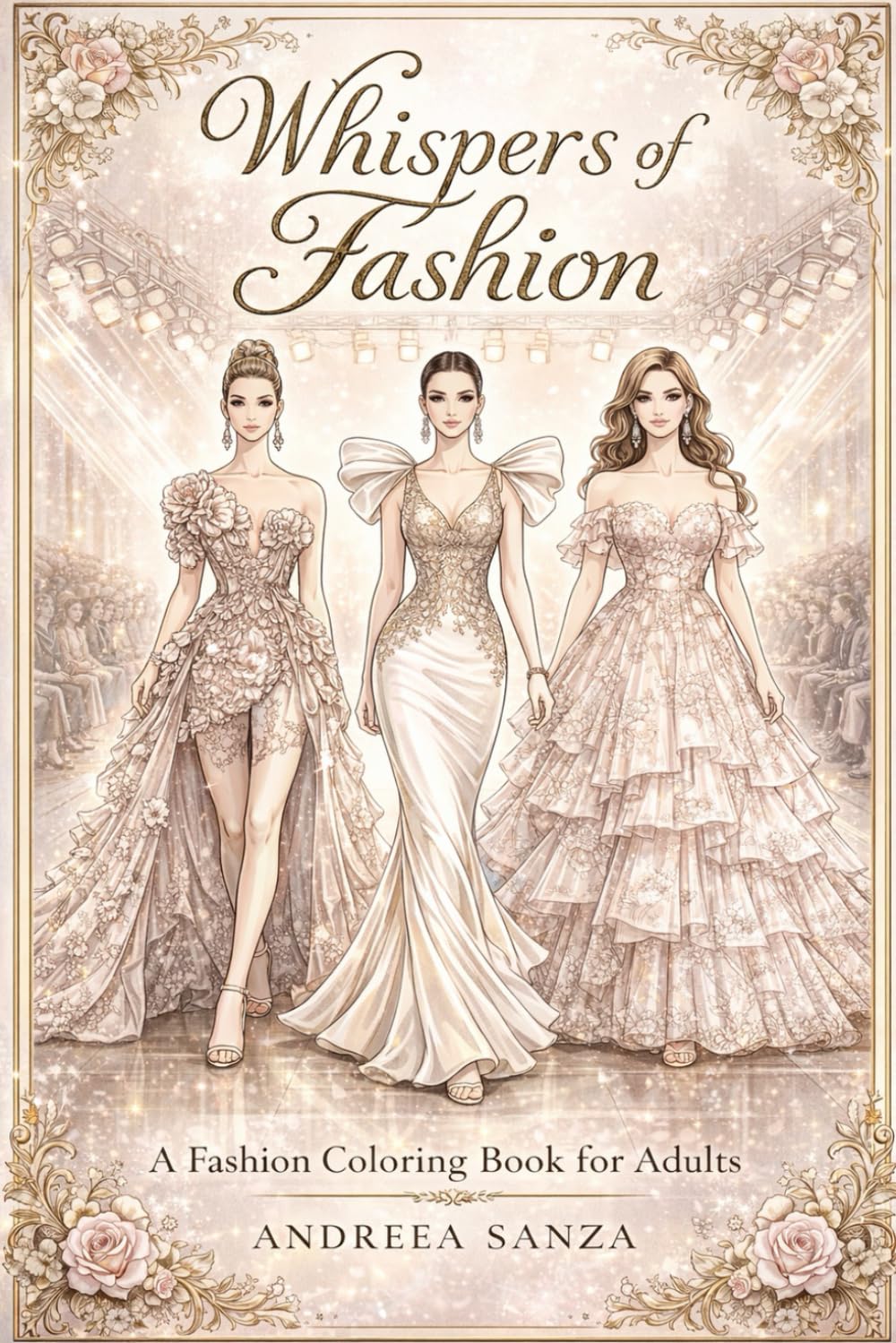 Whispers of Fashion (Quiet Whispers – A Coloring Book Series for Grownups)