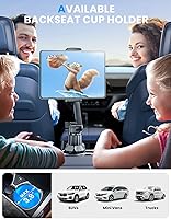 Vista 7 de eSamcore Soporte para Tablet para Coche, para iPad Soporte de Copa de Coche con Montura de 1.57" de Profundidad, Abrazadera Grande de 15" de Altura