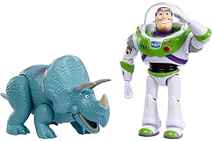 Toy Story Buzz Lightyear & Trixie 2-Pack Dinosaur Toys
