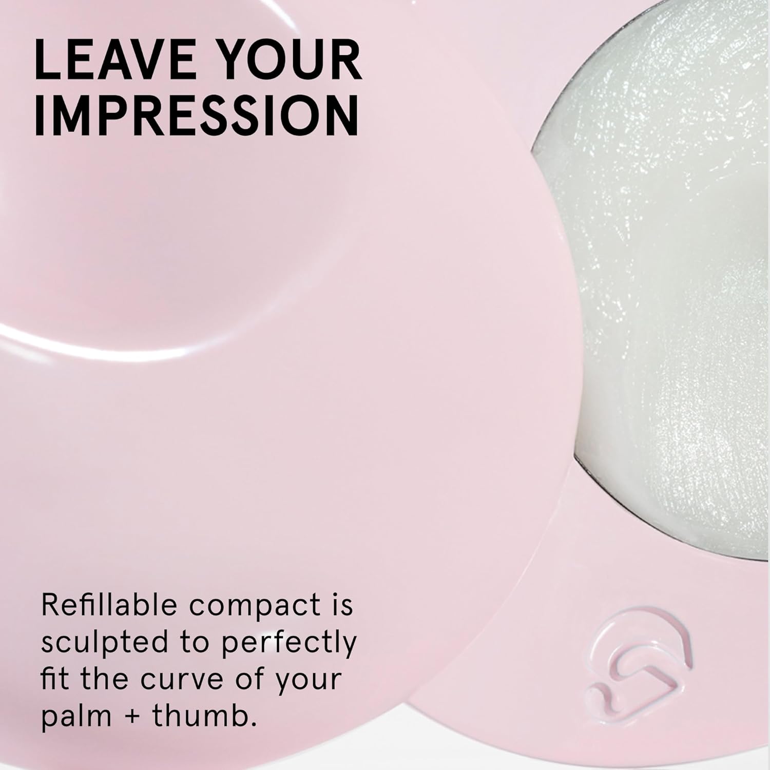 Glossier You Solid Perfume - Unisex Fragrance for Women & Men in Refillable Compact, Alcohol-Free Balm Melts Into Skin - Buildable Warm & Spicy Scent Pink Pepper, Iris, Ambrox - Travel-Friendly, 3g