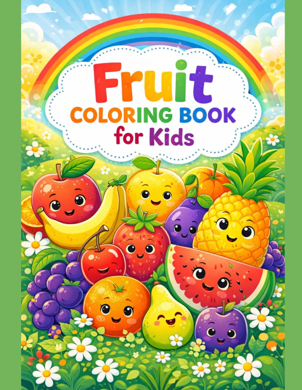 Fruit Coloring Book For Kids