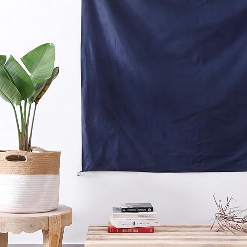 Miniatura 4 de Popular Handicrafts Tapiz en blanco, impresión de sublimación azul Neavy para colgar en la pared, tapiz decorativo para dormitorio, sala de estar,